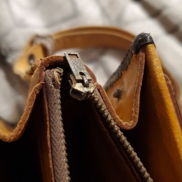 Vintage Hand tooled leather shoulder bag, 6x9 Reversable Amazing Details - Picture 14 of 16